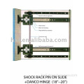 shock brack pin on slide danco hinge